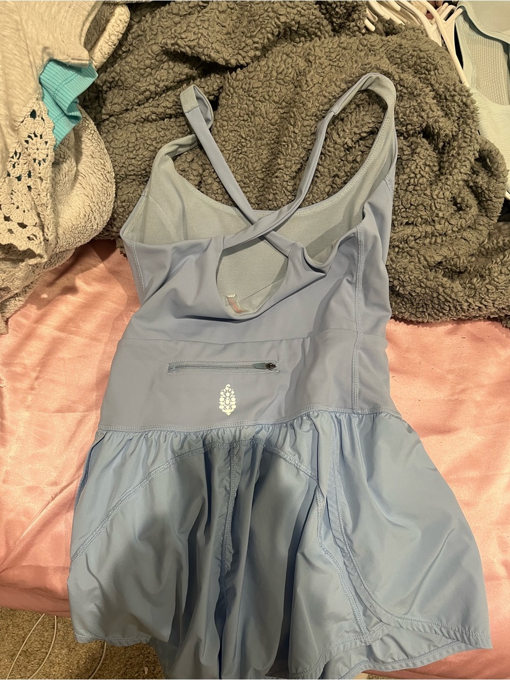Free People Blue Righteous Runsie - Picture 2 of 2